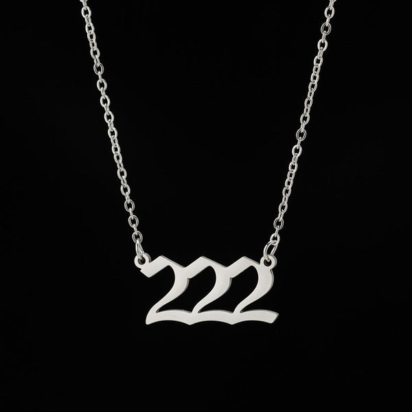 Personalized Angel Number 111 999 Stainless Steel Non Fading Pendant Necklace Necklaces & Pendants