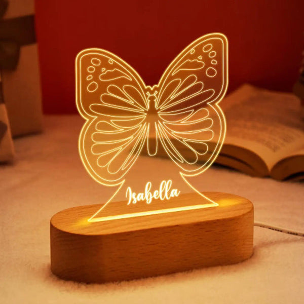 Custom Little One Kids Usb Night Light Personalized Children Name Lamp Nursery Newborn Bedroom Home Decoration Birthday Souvenir Gift Night Lights