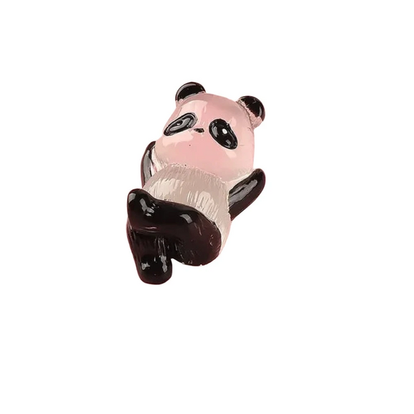Glowing Panda Mini Figurines Miniature Micro Landscape Ornament In Dark Flower Potted Decor Sculptures & Figurines
