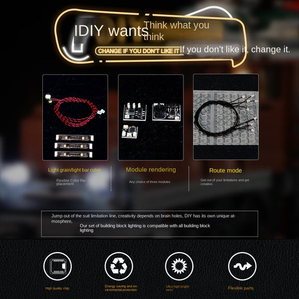 Vonado Lighting Is Compatible With Lego 21044 Building Blocks Skyline Paris City Led Accessories Set Building Toys Sets & Packs