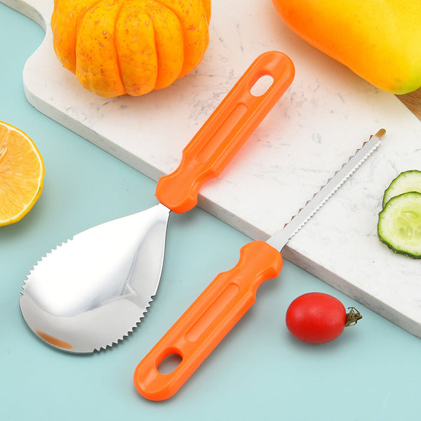 Halloween Pumpkin Carving Knife Ten Piece Set Stainless Steel Fruit Platter Pottery Tool Pottery Tools & Sets