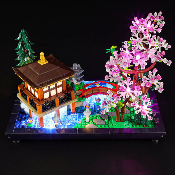 Yeabricks Is Compatible With Lego 10315 Peaceful Garden Building Blocks Led Lighting Creative Accessories And Assembled Building Toys Sets & Packs