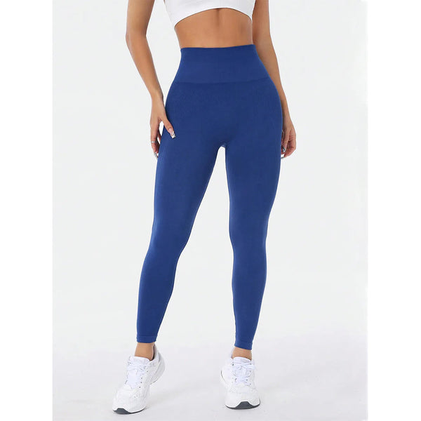 High Waist Active Leggings Royal Blue Women Leggings