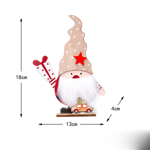 Christmas Diy Decoration Creative Santa Claus Display For And Desktop Seasonal Decorations