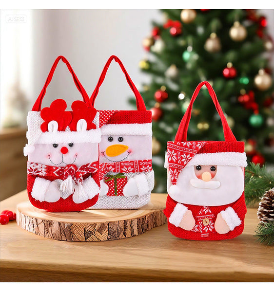 Christmas Knitted Gift Bag Gift Bags