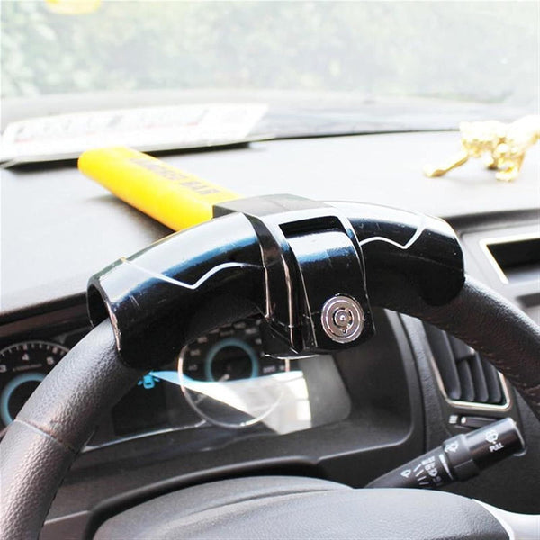 Car Anti Theft Lock Steel Steering Wheel Four Interlocking Shaped Strap Steering Wheels
