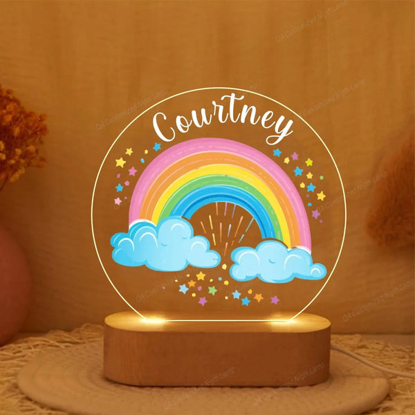 Moon Cloud Kids Night Light Nursery Decor Baby Bedside Lamp Gift Night Lights