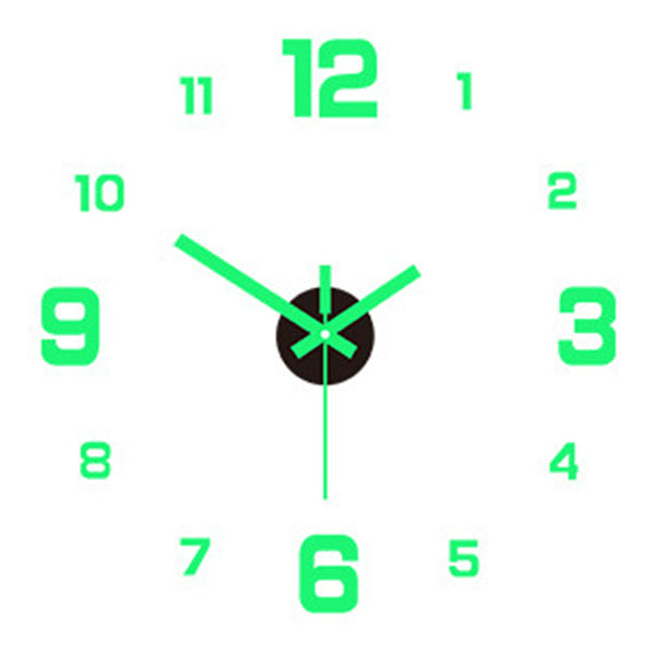 Diy Frameless Creative Wall Clock Decal: A Silent And Stylish Addition For Home Decor Ideal Living Rooms Offices Wall Clocks