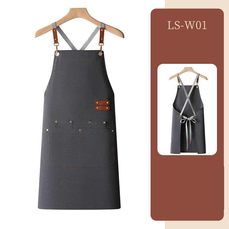 Waterproof Apron Customized Logo Printing For Catering Aprons