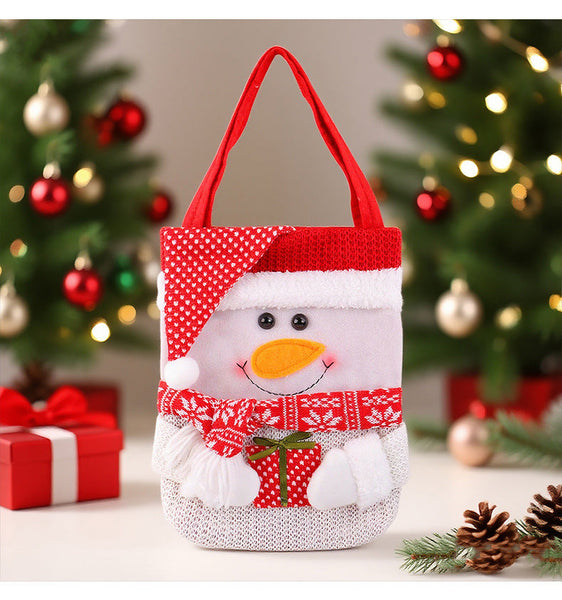 Christmas Knitted Gift Bag Gift Bags