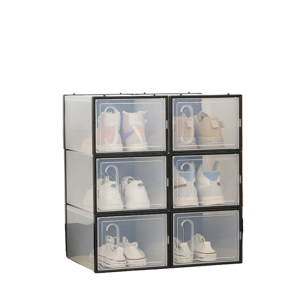 Foldable Shoe Storage Box Stackable Cabinet Dustproof Organizers Rack Shelf Shoe Organisers