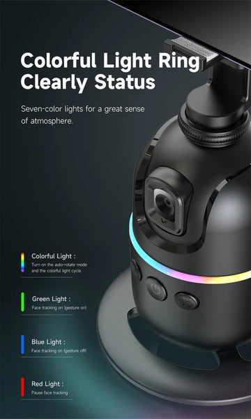 P03 Ai Smart Gimbal 360 Auto Face Tracking All In One Rotation For Smartphone Video Vlog Stabilizer Phone Holder Stabilizers