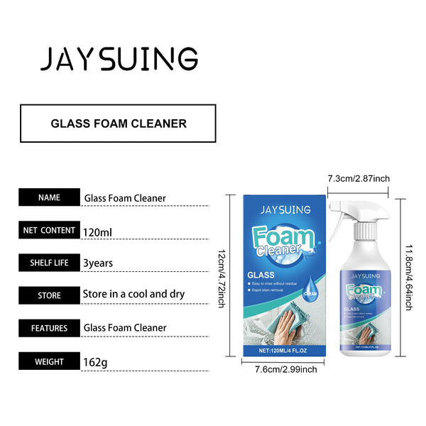 Glass Foam Cleaner Cleans Oil Stains With Refurbished Daily Maintenance Glass Cleaning Spray Cleaning Products