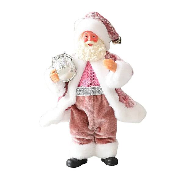 Santa Claus Plush Toy Decoration For Christmas Window Display And Tree Ornament Seasonal Decorations