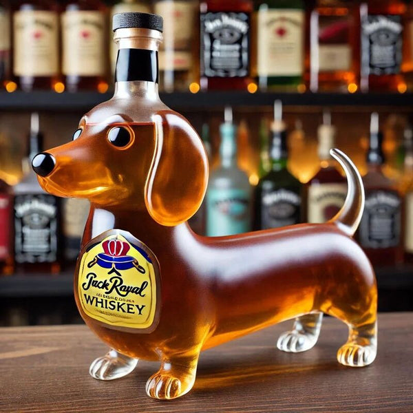 Funny Middle Finger Duck Turtle Dog Whisky Glass Decanter Bar Home Office Decor Decanters