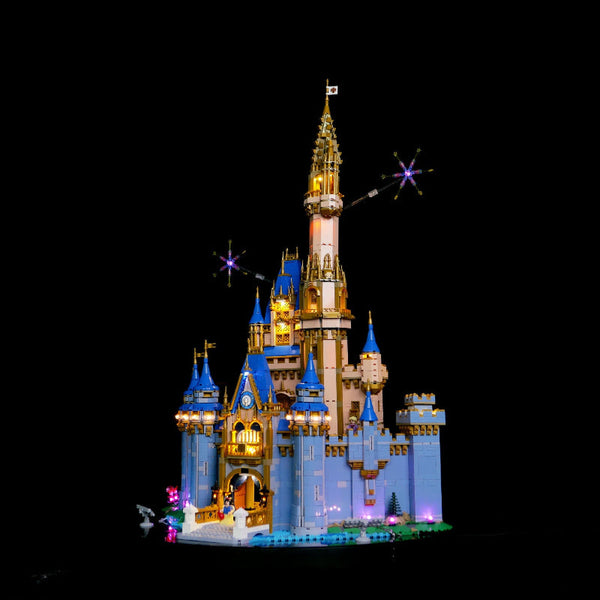 Lp Building Block Lighting Suitable For Lego 43222 New Disney Cinderella Castle Led Remote Control Building Blocks