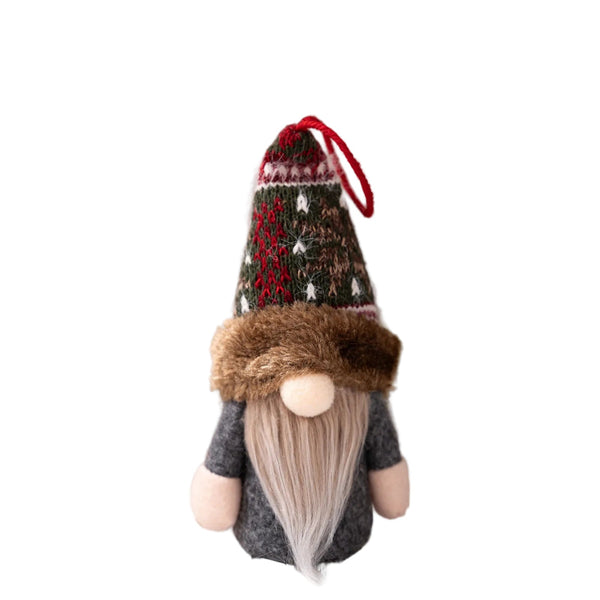 Christmas Decoration Rudolph Reindeer Ornament With Lights Cartoon Elf Led Hanging Figure Seasonal Decorations