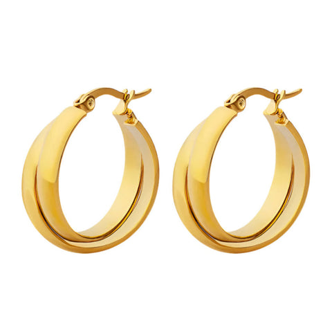 Double U Shaped With Titanium Personalized For Women Earrings