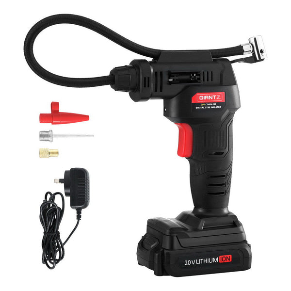 Giantz 20V Air Compressor 120Psi Electric Portable Inflator Led Light Air Compressors