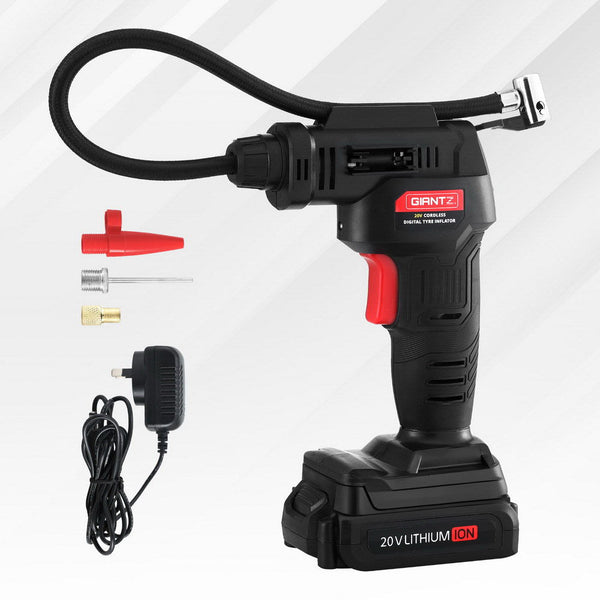 Giantz 20V Air Compressor 120Psi Electric Portable Inflator Led Light Air Compressors
