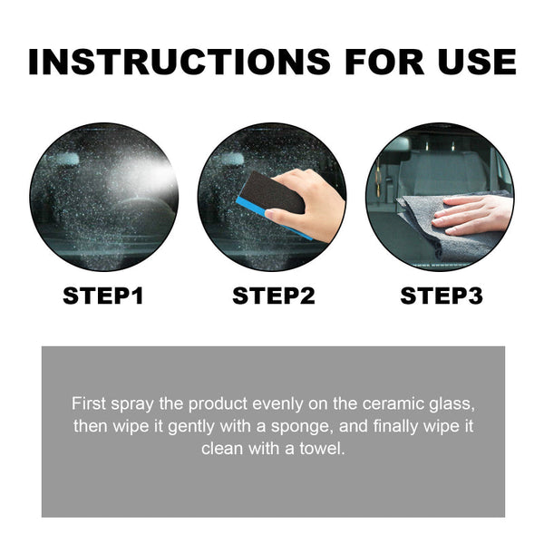 Ceramic Spray Coating Window Front Windshield Stain Remover Oil Film Cleaner Other Automotive Care Supplies