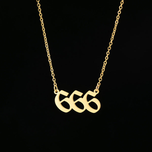 Personalized Angel Number 111 999 Stainless Steel Non Fading Pendant Necklace Necklaces & Pendants