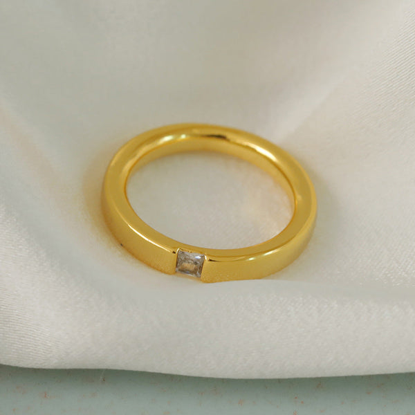 Veile Studios Smooth Ring For Female Index Finger Diamond Studded Cold Style Fashion Rings