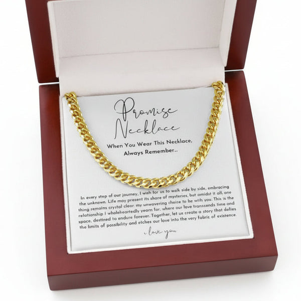 Cuban Chain Jewelry Men's Necklace Gift Set Necklaces & Pendants