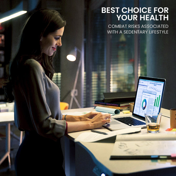 Fortia 173W X 75D Motor 120Kg Load Electric Sit To Stand Up Corner Desk Walnut/Black Frame Standing Desks