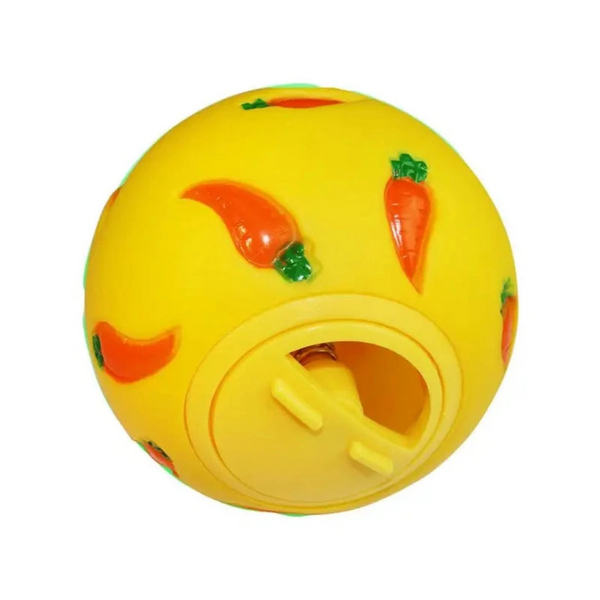 1Pcs Rabbit Treat Ball Pet Slow Feeder Interactive Bunny Toy Snack Bite Resistant Feeding Toys Ferret Kitty Hamster Small Animal Supplies