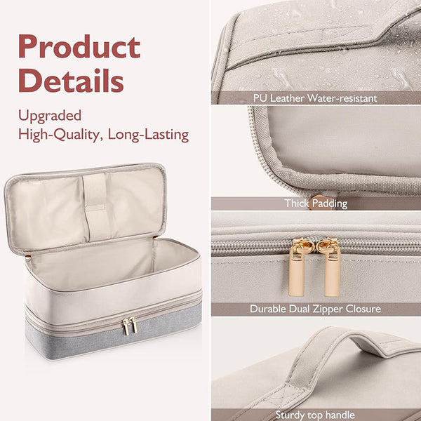 2 Layer Waterproof Case For Hair Stylers (Fit Shark Flexstyle Dyson Airwrap Revlon Etc.) Storage Bags