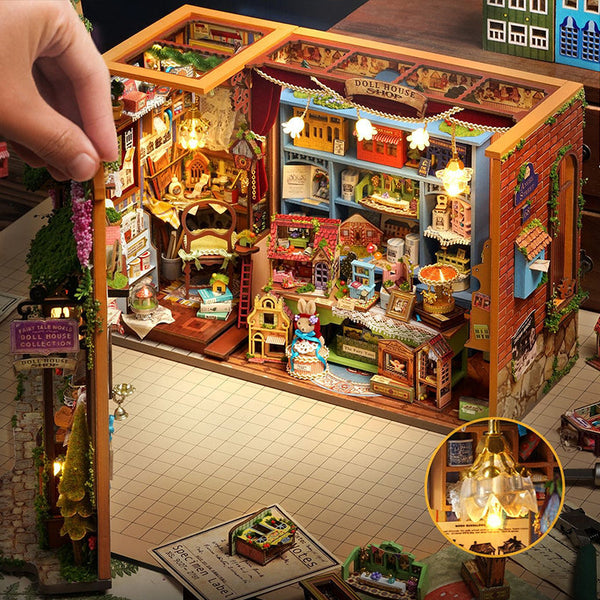 Diy Fairy Tale Wonderhous: Mini Bookends Assembleable Houses Gifts Home Decor Doll Houses