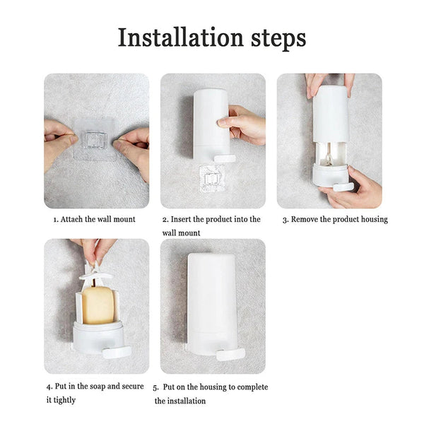 Soap Box With No Water Staining Creative Cover For Bathroom & Dormitory Soap Dishes & Dispensers