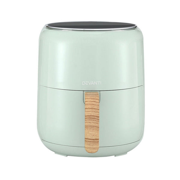 Devanti 5L Air Fryer Touch Control 1700W Green Air Fryers