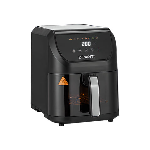 Devanti Air Fryer 5L W/ Lcd Touch 1500W Air Fryers