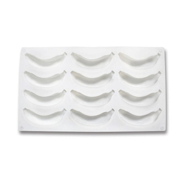 Silicone Mousse Cake Mold 12 Cavity Banana Shape For French Desserts And Chocolate Filling Muffin Pans & Baking Moulds