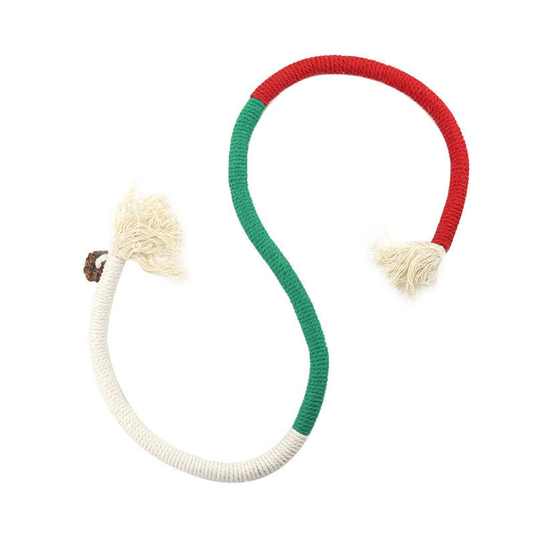 Cat Bite Rope Toy For Self Pleasure Relieve Stress Grind Teeth Clean Teasing Stick Supplies Cat Toys
