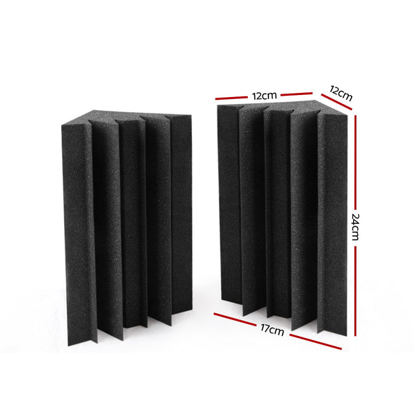 Alpha Acoustic Foam 60Pcs Corner Bass Trap Sound Absorption Acoustic Treatments