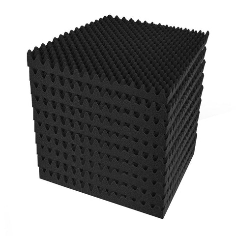 Alpha Acoustic Foam 20Pcs 50X50x5cm Sound Absorption Proofing Panels Eggshell Acoustic Treatments