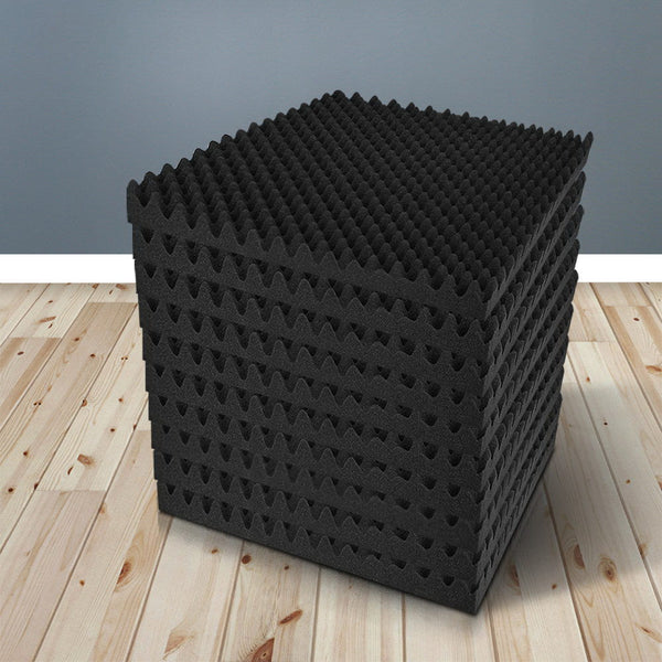 Alpha Acoustic Foam 20Pcs 50X50x5cm Sound Absorption Proofing Panels Eggshell Acoustic Treatments