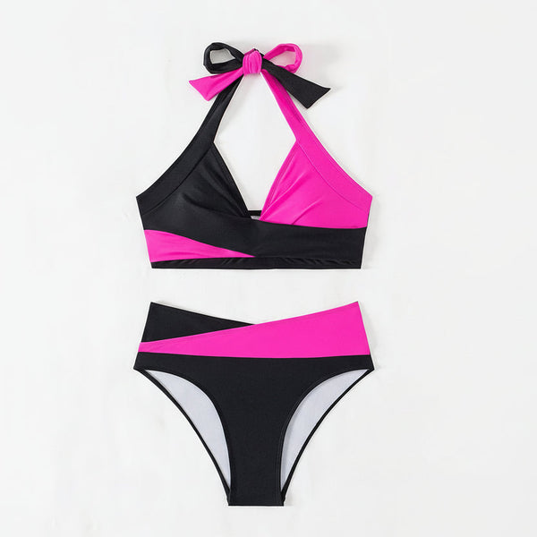 High Waist Two Piece Swimsuit Women's Swimwear