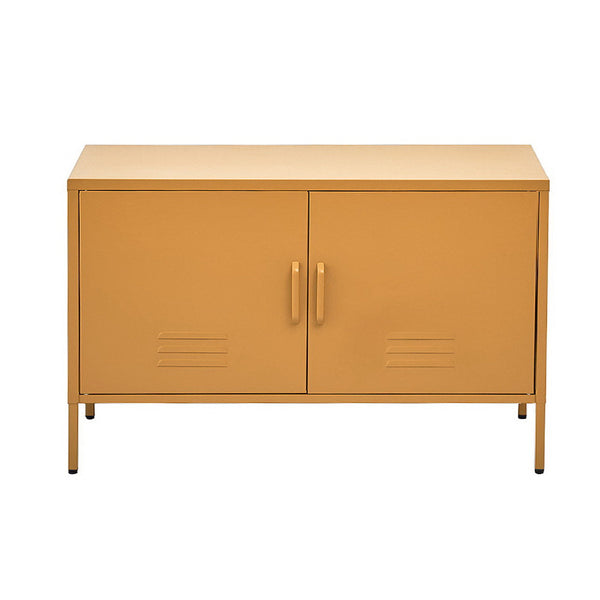 Cold Rolled Steel Buffet Sideboard With Storage And Adjustable Shelf For Home Sideboards & Buffets