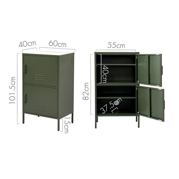 Cold Rolled Steel Sideboard With Storage And Adjustable Shelves Home Furniture Sideboards & Buffets