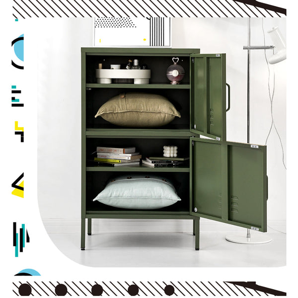 Cold Rolled Steel Sideboard With Storage And Adjustable Shelves Home Furniture Sideboards & Buffets