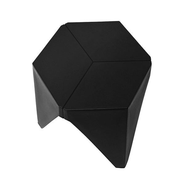 Polypropylene Puzzle Bar Stools Stackable Black Set Of Four Home Furniture Benches Bar Stools