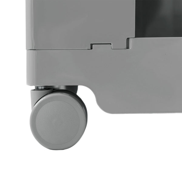 Artissin Storage Trolley Bedside Table 5 Tier Cart Boby Replica Grey Bedside Tables