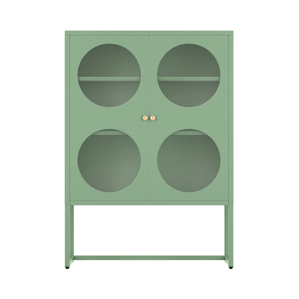 Artiss Artissin Buffet Sideboard Metal Cabinet Ella Green Sideboards & Buffets