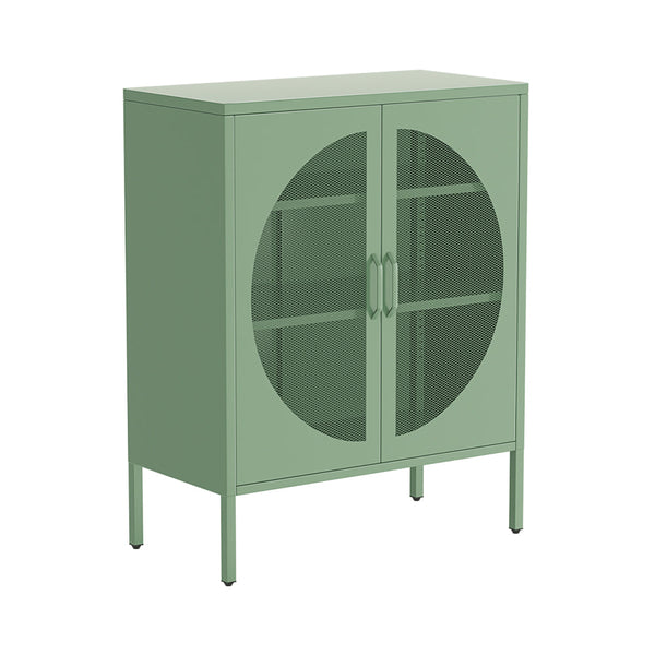 Artiss Artissin Buffet Sideboard Metal Cabinet Elsa Green Sideboards & Buffets