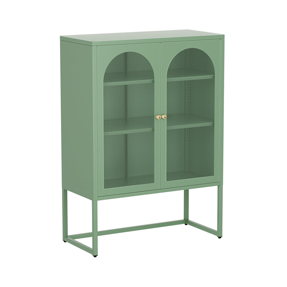 Sideboards & Buffets Artiss Artissin Buffet Sideboard Metal Cabinet Elma Green