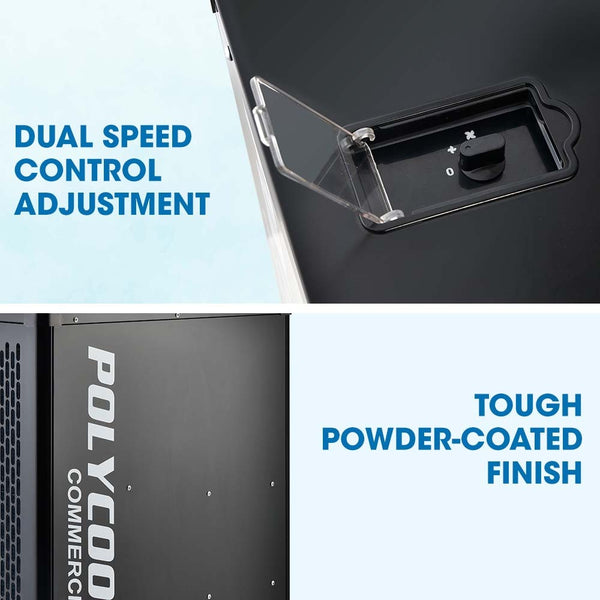 Polycool 4.5Kw Portable Industrial Spot Cooler With Twin Cooling Ducts 15A Plug Portable Air Conditioners